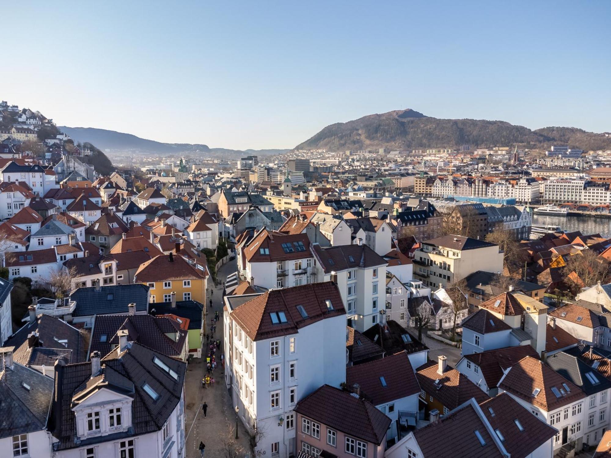 Bryggen // Floyen Apartments ベルゲン エクステリア 写真