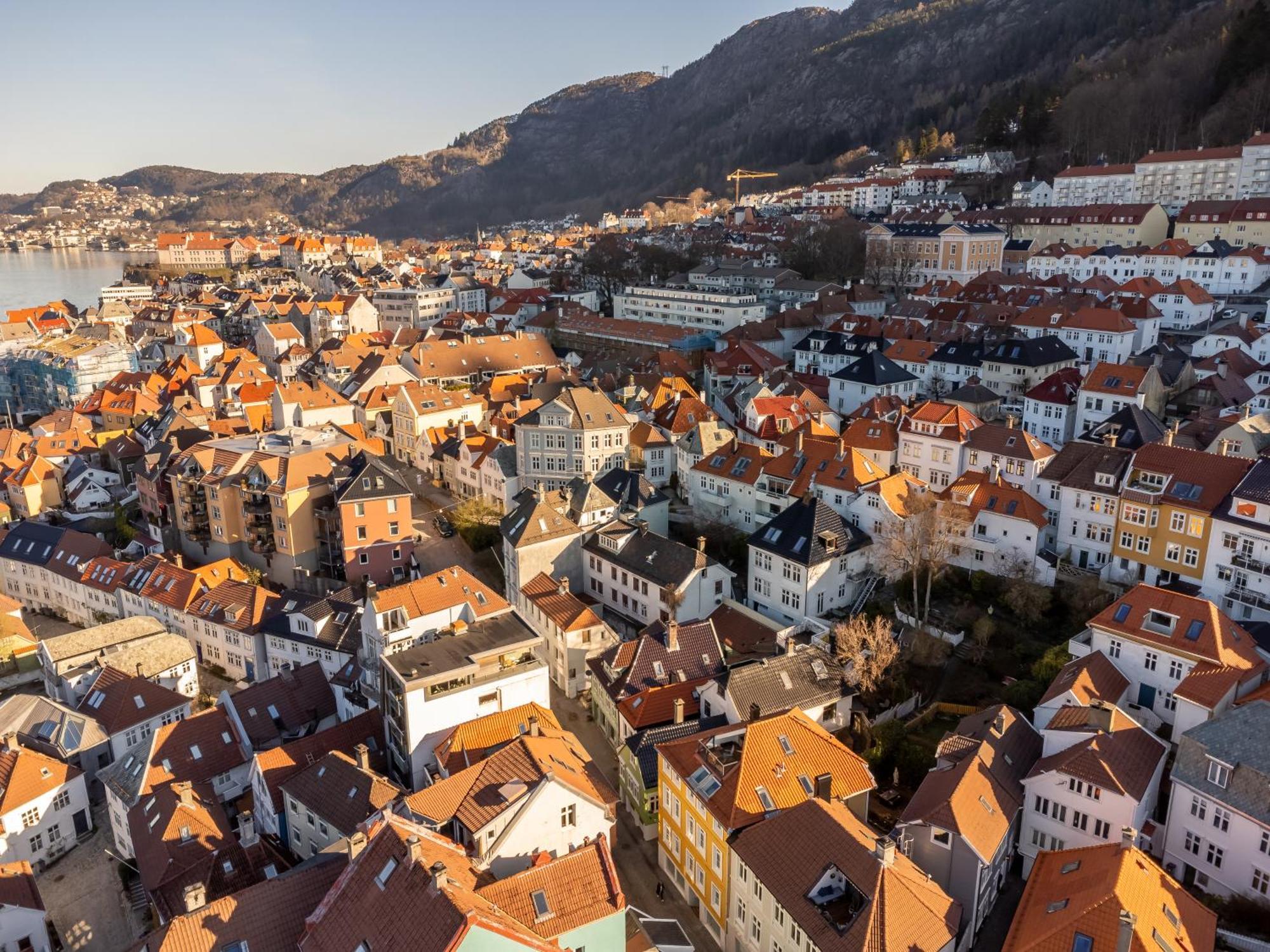 Bryggen // Floyen Apartments ベルゲン エクステリア 写真
