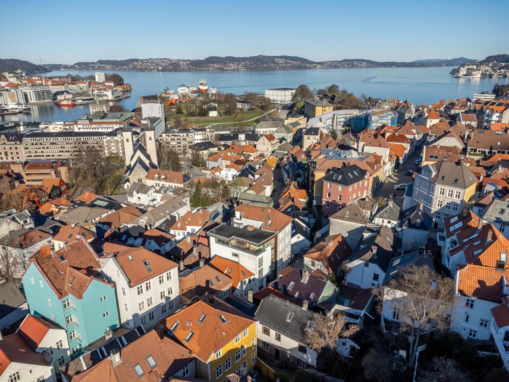 Bryggen // Floyen Apartments ベルゲン エクステリア 写真
