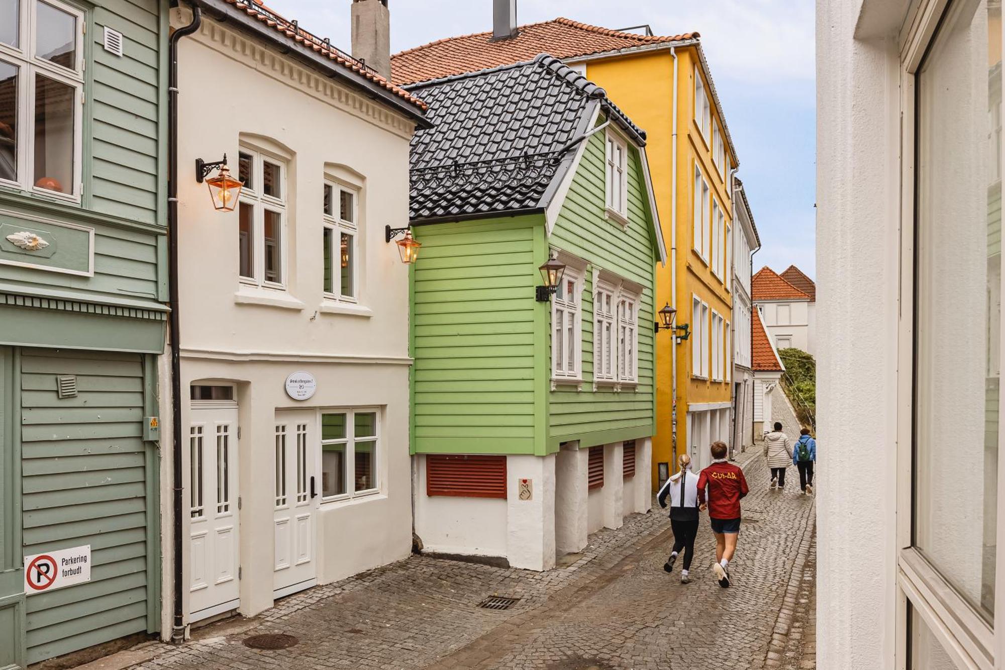 Bryggen // Floyen Apartments ベルゲン エクステリア 写真